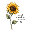 Not All Disabilities Are Visible – Sunflower