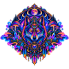 Wolf Meditation Mandala