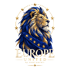 Löwe der EU in Blau-Gold