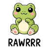Süßer Frosch Lustiger Cartoon