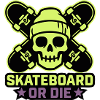 Skateboard Totenkopf Wappen