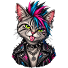 Punk Katze