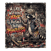 Graffiti Tattoo Kunst Waschbär