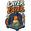3D Drucker Layer für Layer