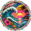 Psychedelische Tropenwelle