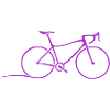 bicycle pink Rennrad