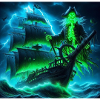 Halloween piratenschiff