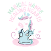  Magical Hands Healing Hearts Einhorn