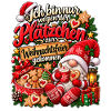Lustiges Wichtel Weihnachtsgeschenk Plätzchen