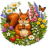 Süsses Eichhörnchen