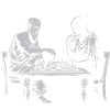 Platon spielt Schach gegen Shadow