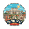 Athenaeum-Abzeichen des Parlaments Bukarest, Rumänien