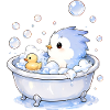 Pieps badet