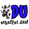 Du schaffst das! Mutmacher Glücksbringer Zebra