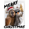Capybara Weihnachten Winterfreunde