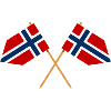 Norwegische Flagge
