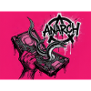 Anarchischer Aal entspringt einer Festplatte