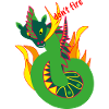 Feuerdrachen "don't fire", Abstraktion