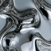 Abstraktes flüssiges Chrom