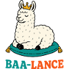 Baa-Lance – Königliches Lama in Balance