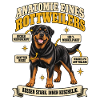 Rottweiler Anatomie Spruch Hund Geschenk
