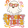 Spooky Vibes Geist mit Sonnenbrille