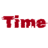 Zeitreisenden-Glitch-Textdesign