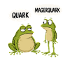 Quark Magerquark Lustige Frösche Humor
