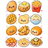 Kawaii Kartoffelsnacks | Pommes & Knollen