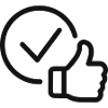 Verifiziertes Genehmigungszeilen-Symbol
