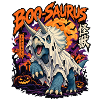 Boo-Saurus – Halloween Triceratops