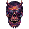 Poly Art Halloween Vampir
