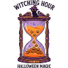 Magische Halloween-Sanduhr