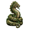 Jade Drachen mit Lianen