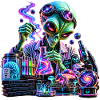 Kosmisches Alien – Außerirdische Chemie