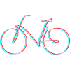 Fahrrad | Eine Linie handgezeichnet - Geschenk
