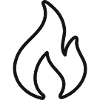Flammenlinien-Symbol