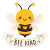 Bee Kind Bienchen Illustration