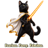 Heldenhafte Katze