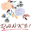 Danke mit Blumen