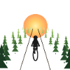 Fahrrad Waldweg Sonnenaufgang