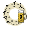 Bier Woche | Evolution | Bierglas | Saufen
