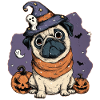 Mops Halloween
