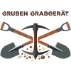 Gruben Grabgerät Bergbau Emblem