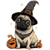 Mops Halloween