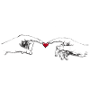 Connecting hands
