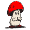 Angry mushroom