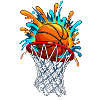 Basketball Splash Burst