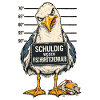 Möwe Fischbrötchenraub Lustiger Spruch Shirt