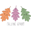 Falling Apart - Pastel Herbst Blätter 